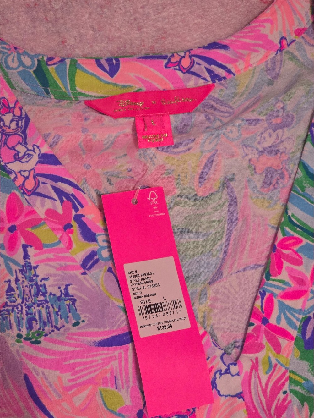 Lilly Pulitzer v neck dress - Picture 8 of 9